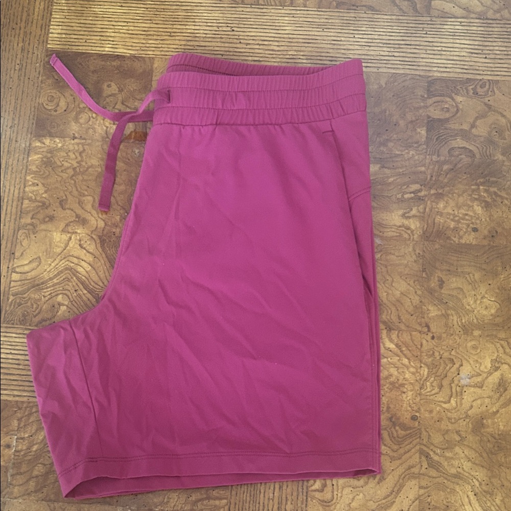 Tuff Athletics Women's Magenta Athletic Shorts - Picture 2 of 3